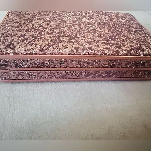 Henri Bendel Party Box Clutch - Pink Glitter - Picture 6 of 7